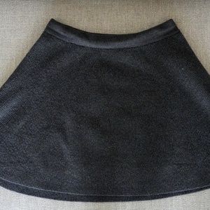 Zara gray knit skirt